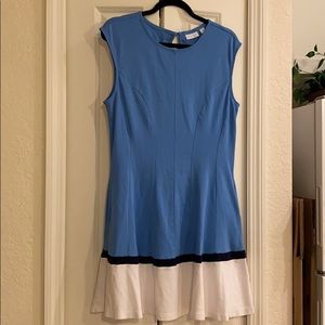 NY&CO Fit and Flare Color Block Dress